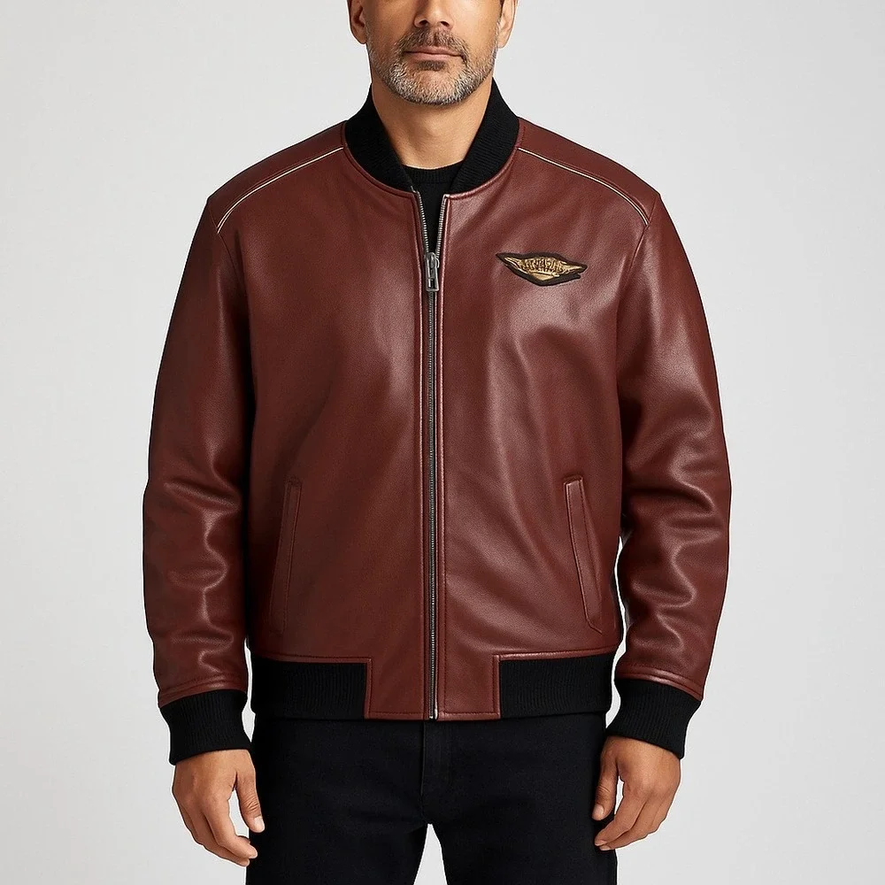 Harley-Davidson 120th Anniversary Leather Jacket 4XL Red Goat Skin‎ Bomber 2023